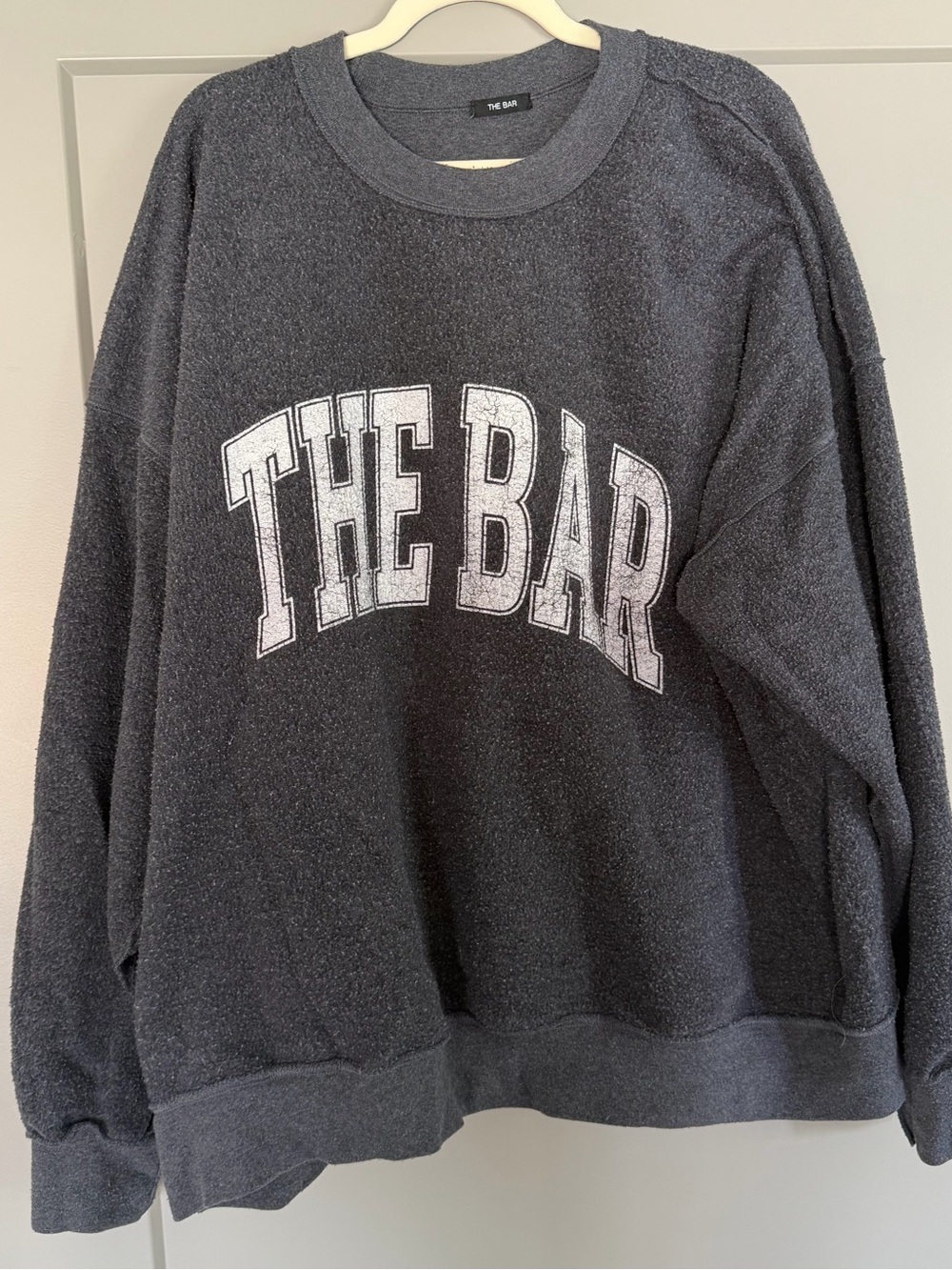 The Bar Inside Out varsity Sweatshirt